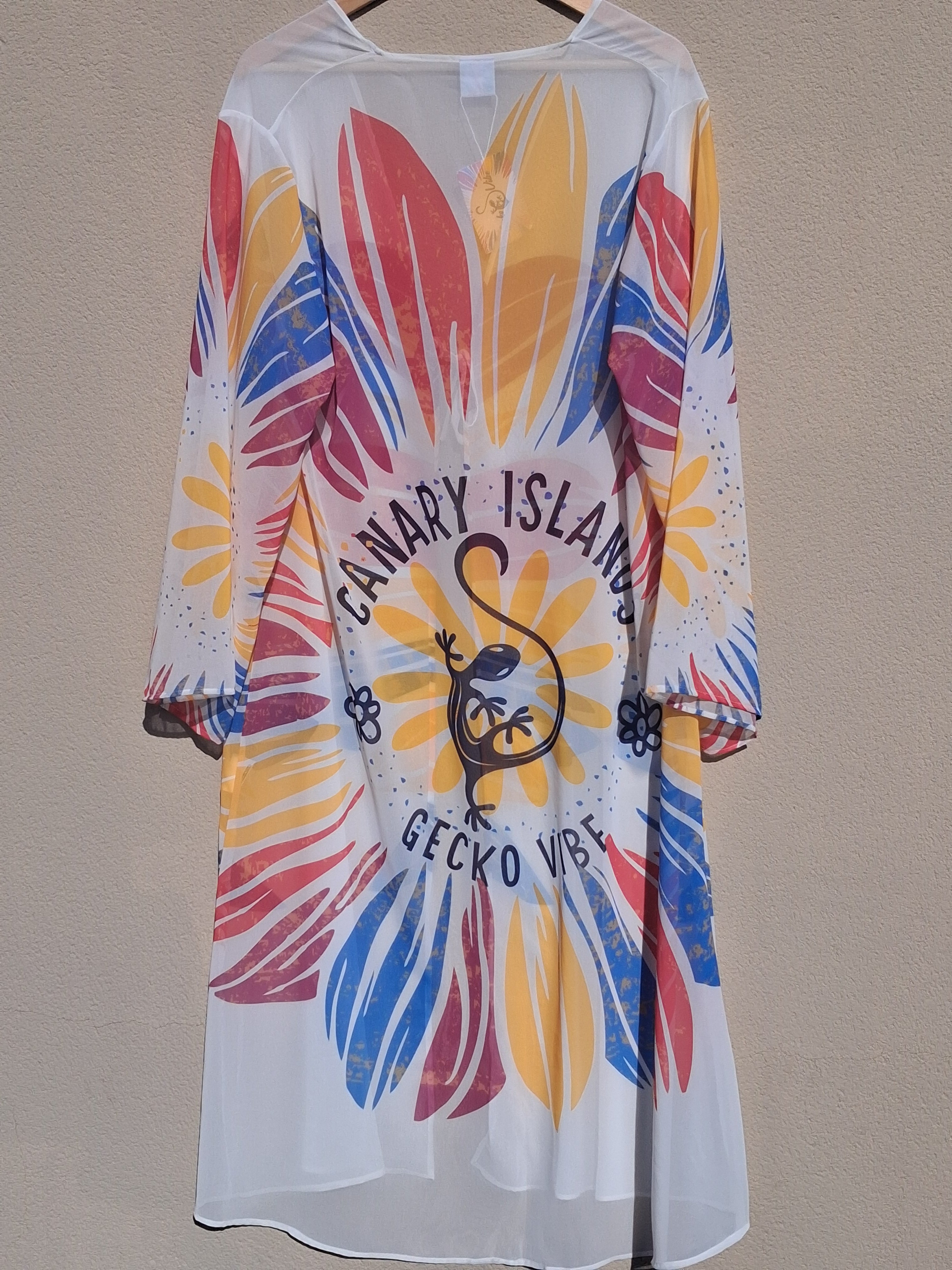 Kimono largo - Maspalomas Chic (Muselina aireada)