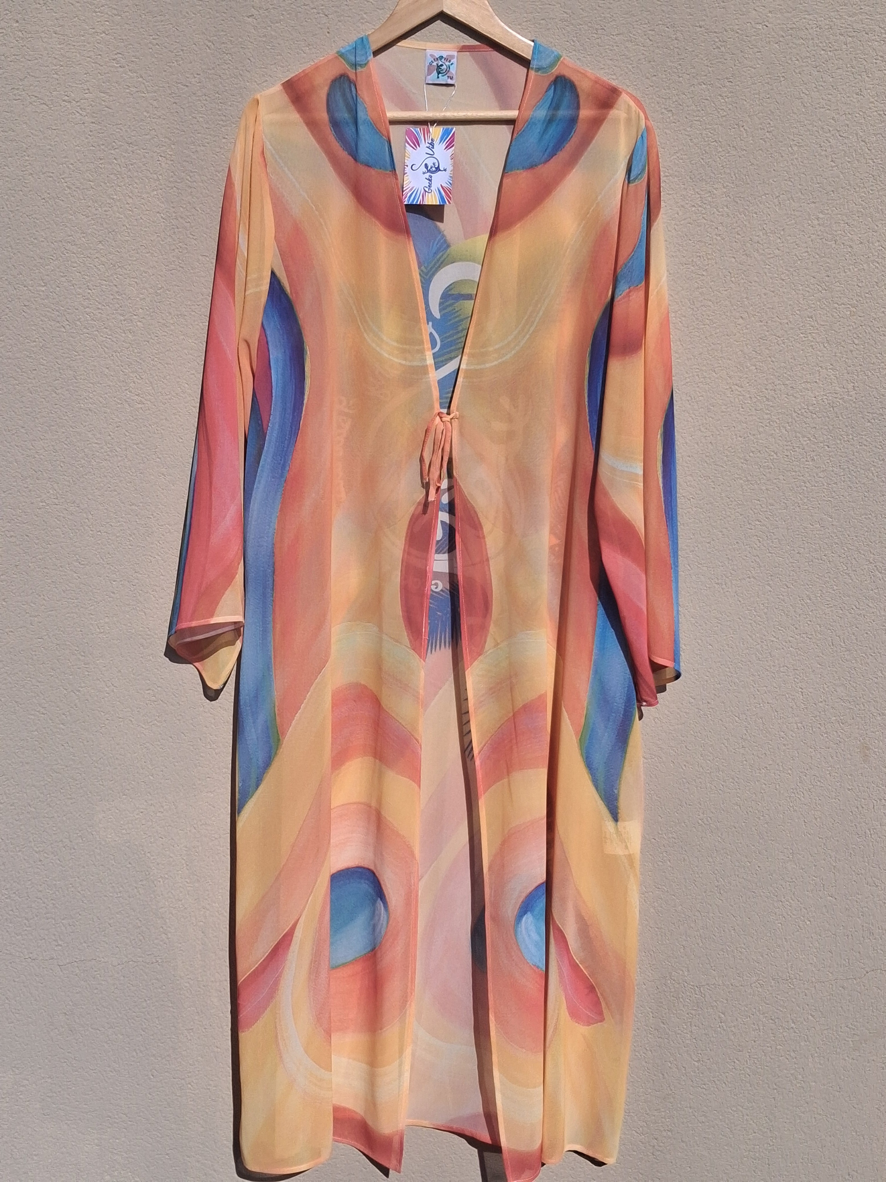 Kimono largo - Maspalomas Chic (Muselina aireada)