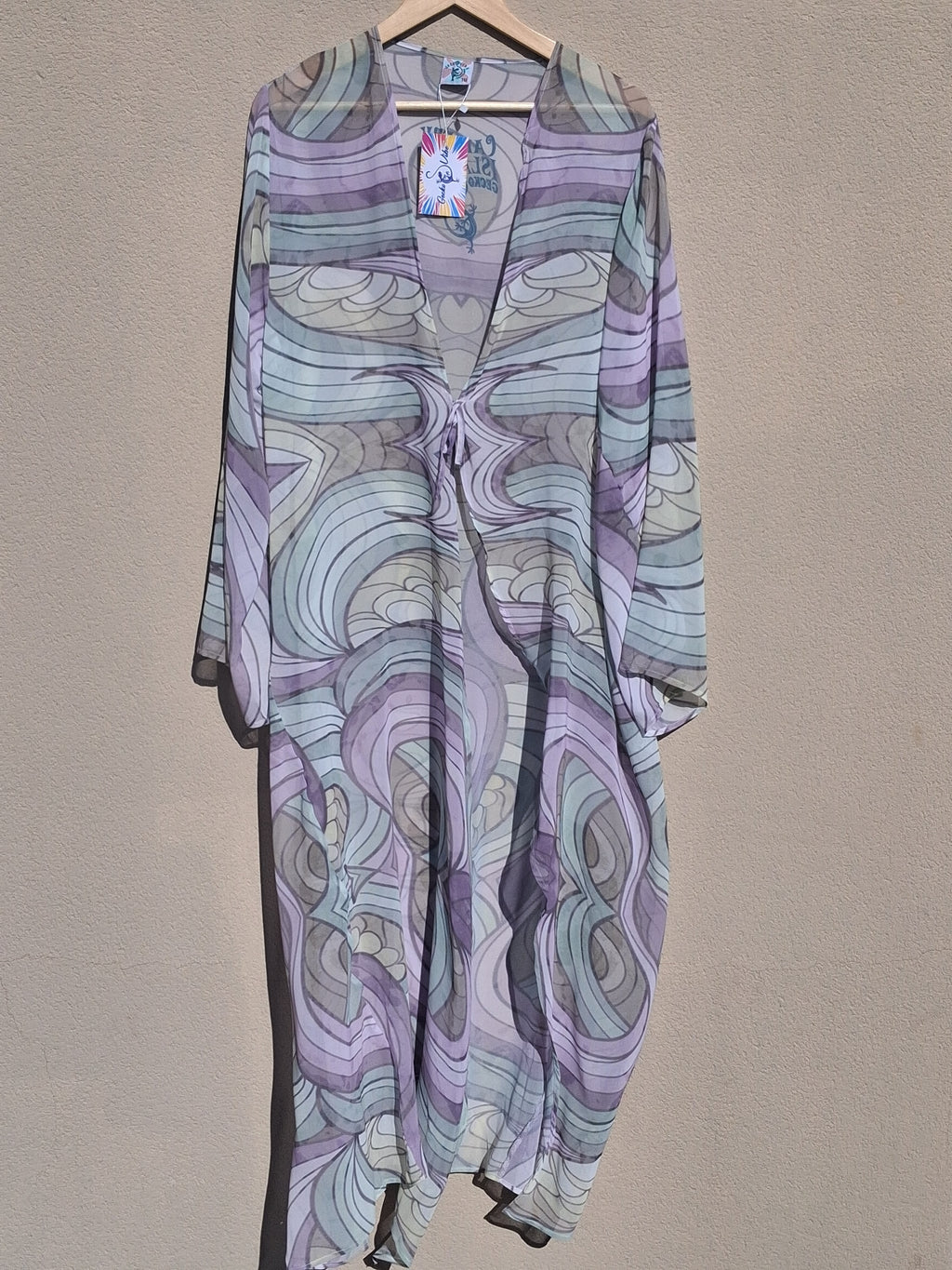 Kimono largo - Maspalomas Chic (Muselina aireada)