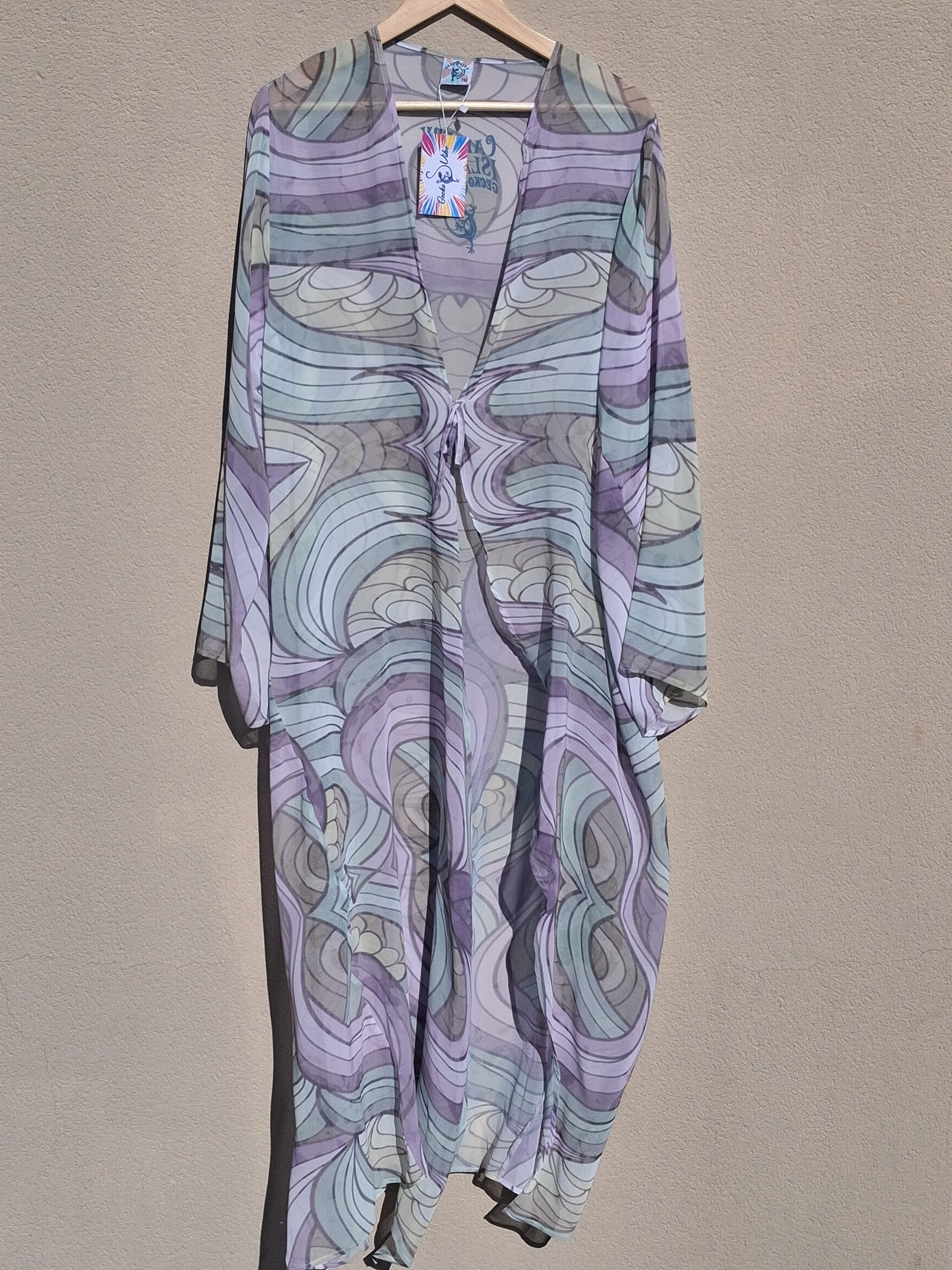 Kimono largo - Maspalomas Chic (Muselina aireada)