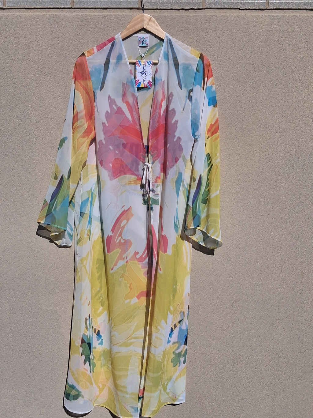 Kimono largo - Maspalomas Chic (Muselina aireada)