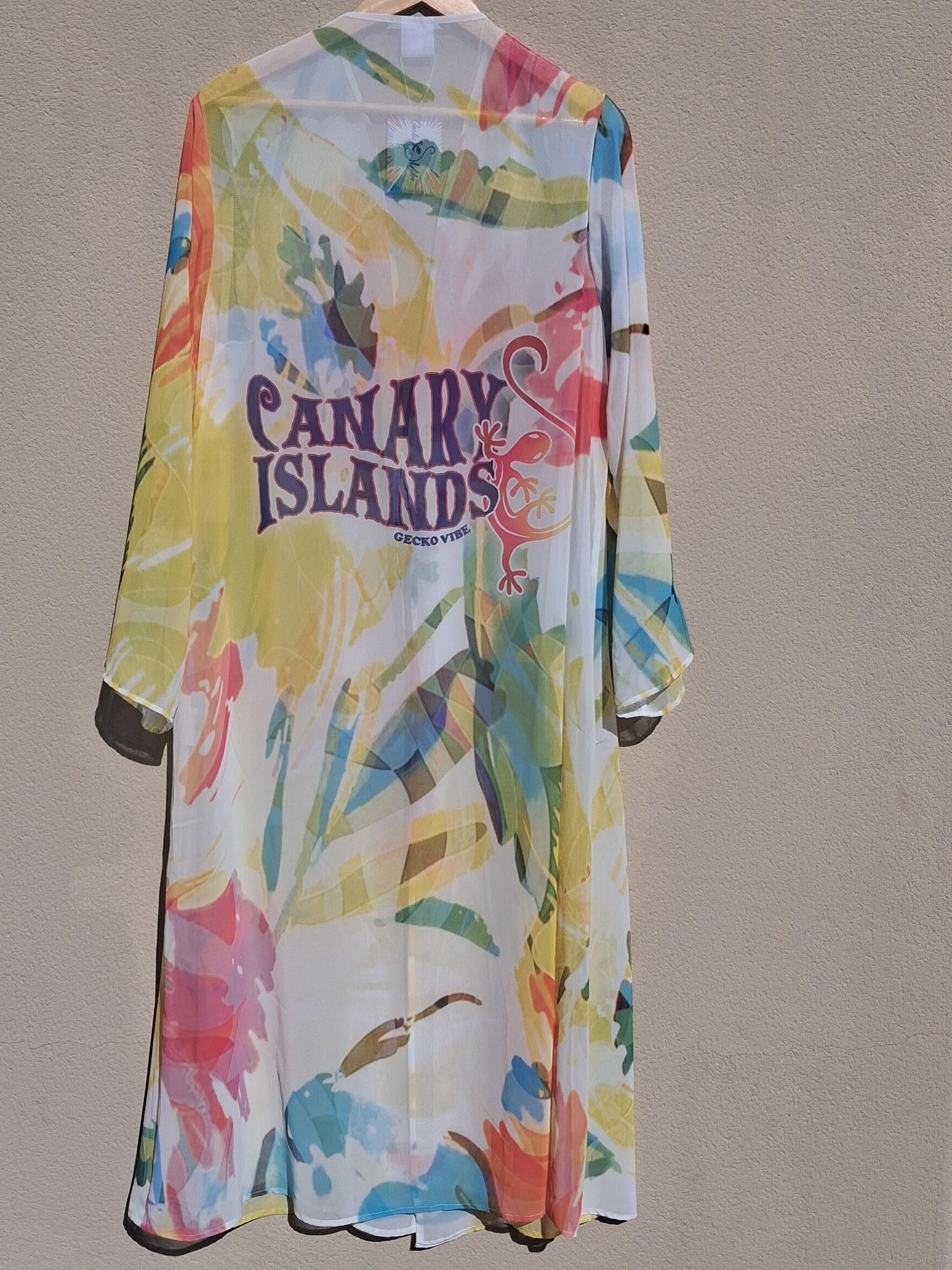 Kimono largo - Maspalomas Chic (Muselina aireada)