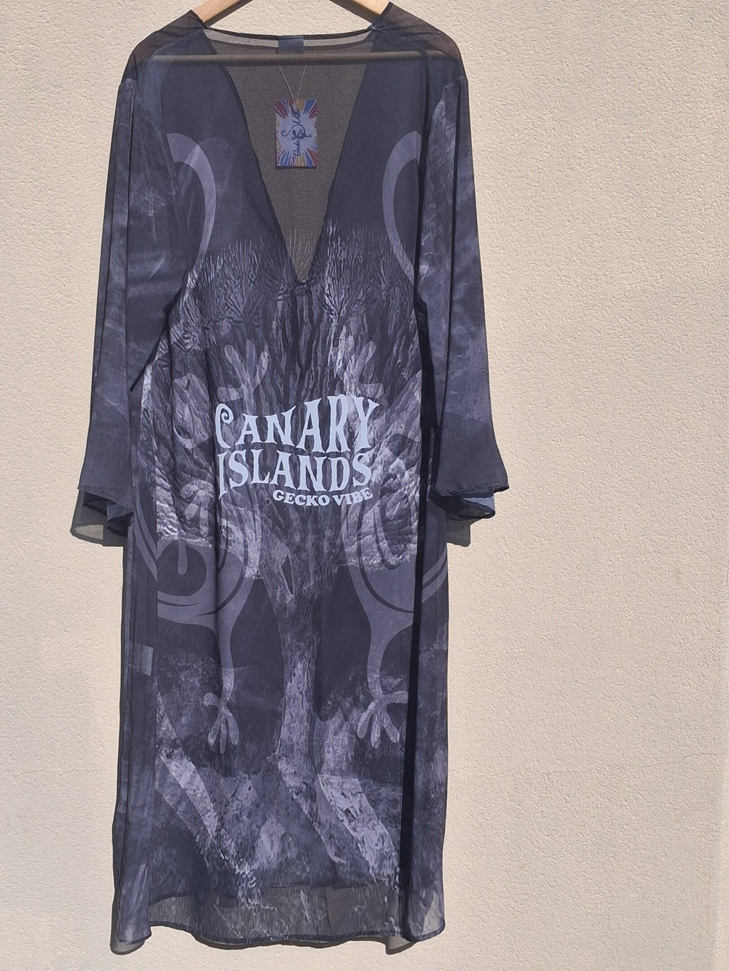 Kimono largo - Maspalomas Chic (Muselina aireada)