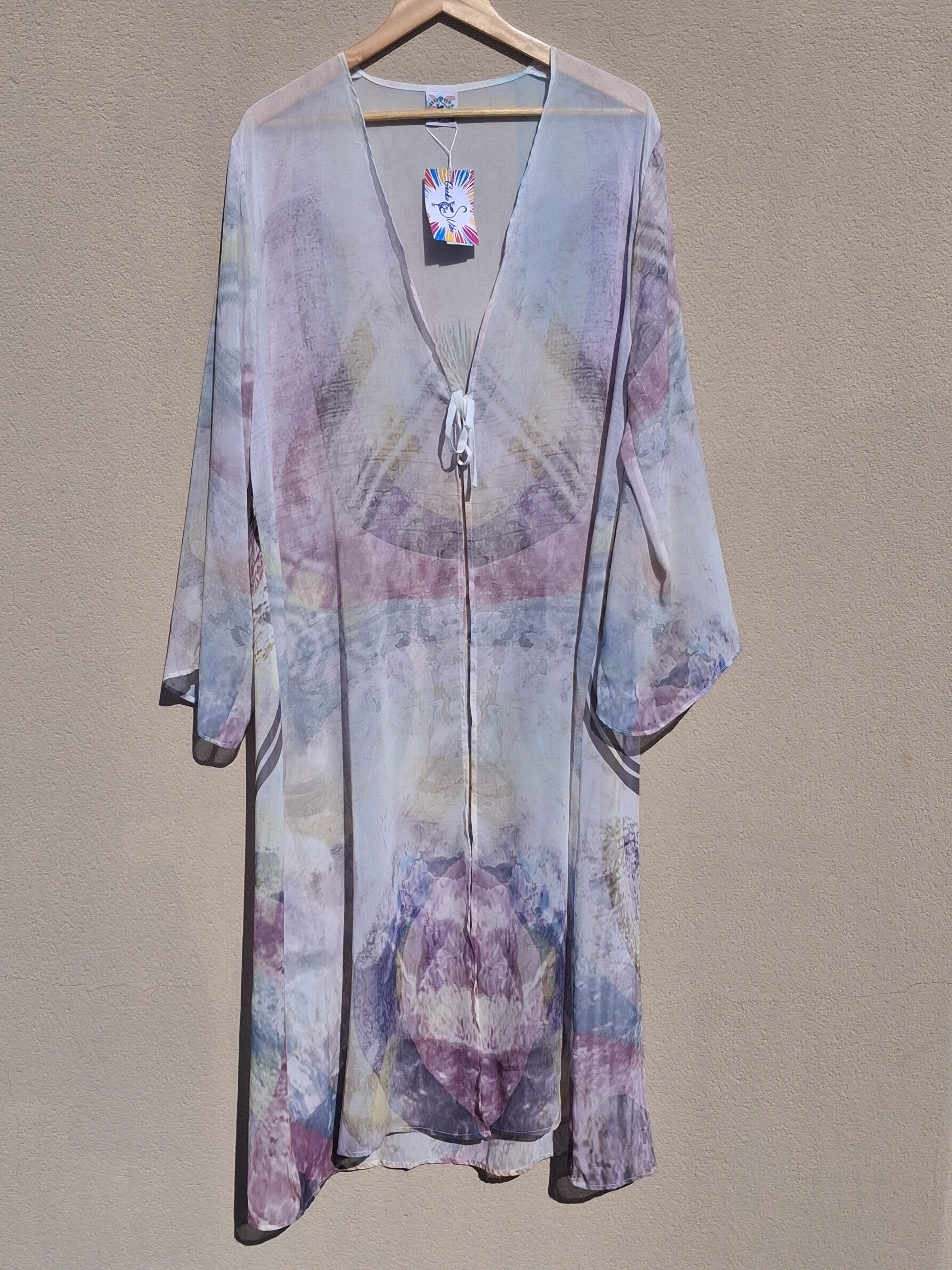 Kimono largo - Maspalomas Chic (Muselina aireada)