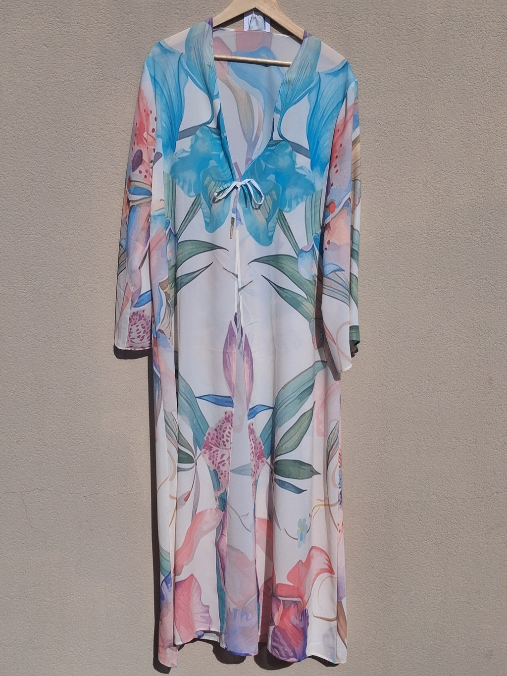 Kimono largo - Maspalomas Chic (Muselina aireada)