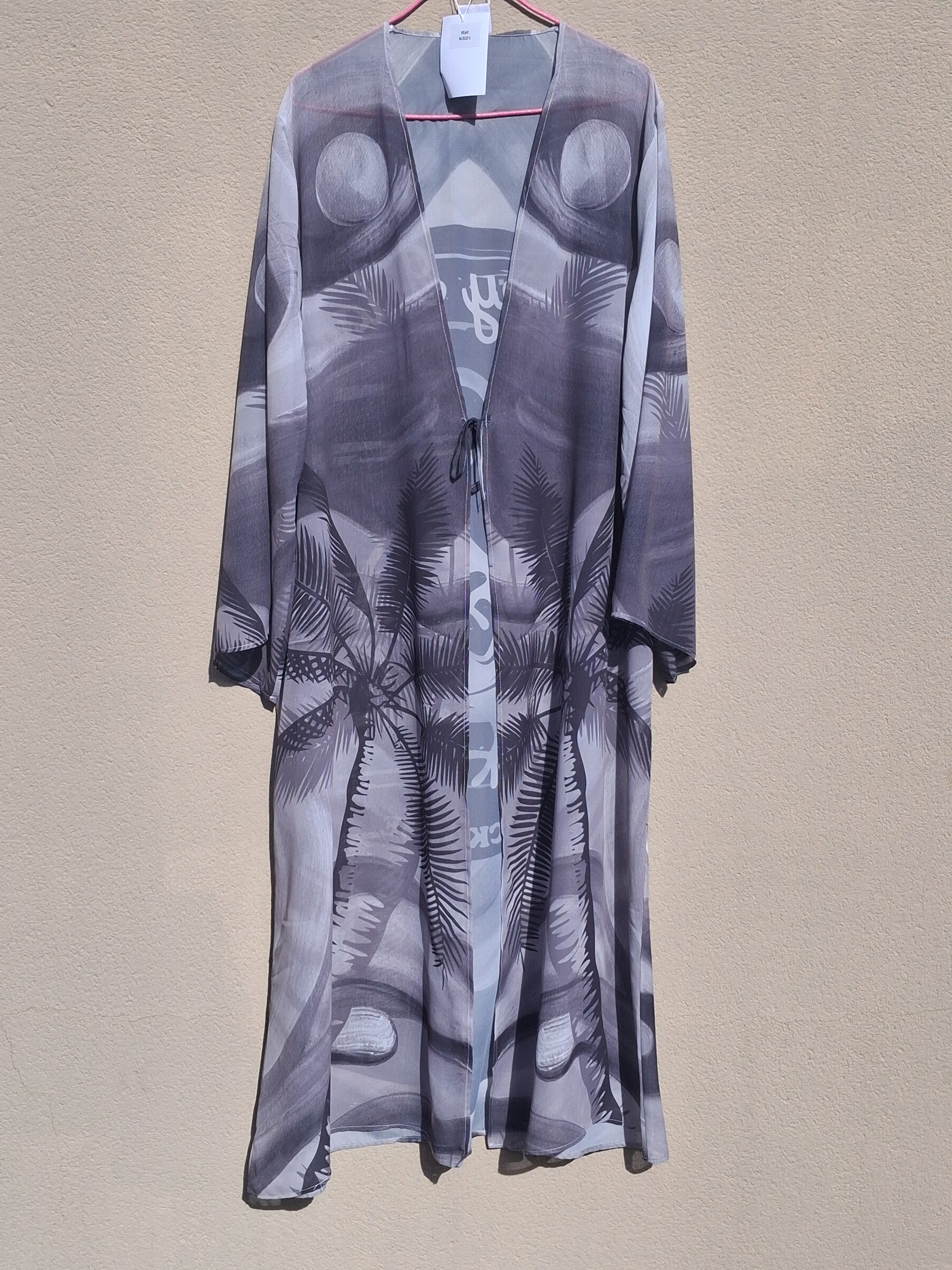 Kimono largo - Maspalomas Chic (Muselina aireada)