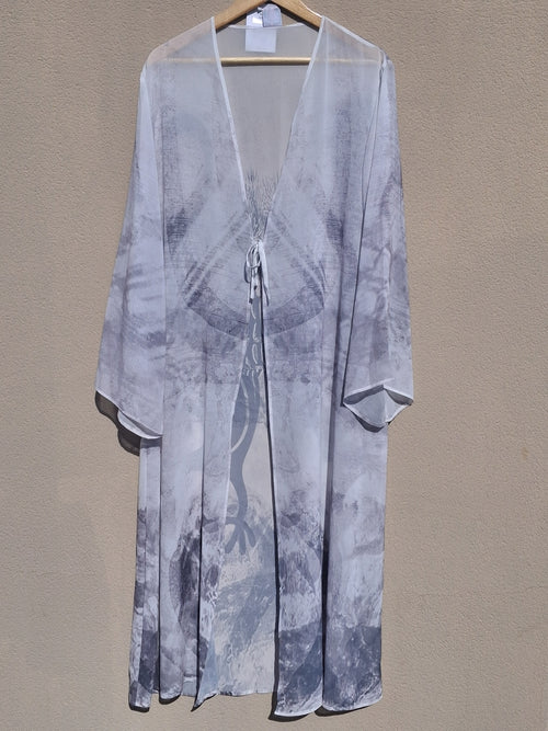 Kimono largo - Maspalomas Chic (Muselina aireada)