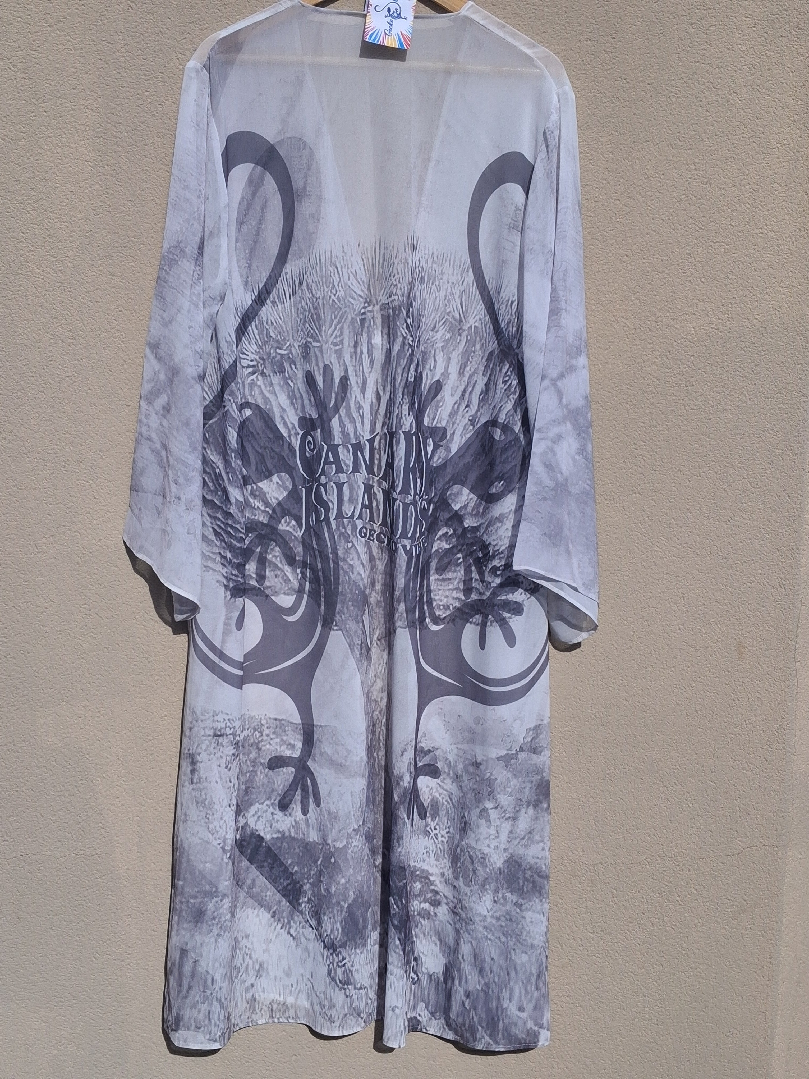 Kimono largo - Maspalomas Chic (Muselina aireada)