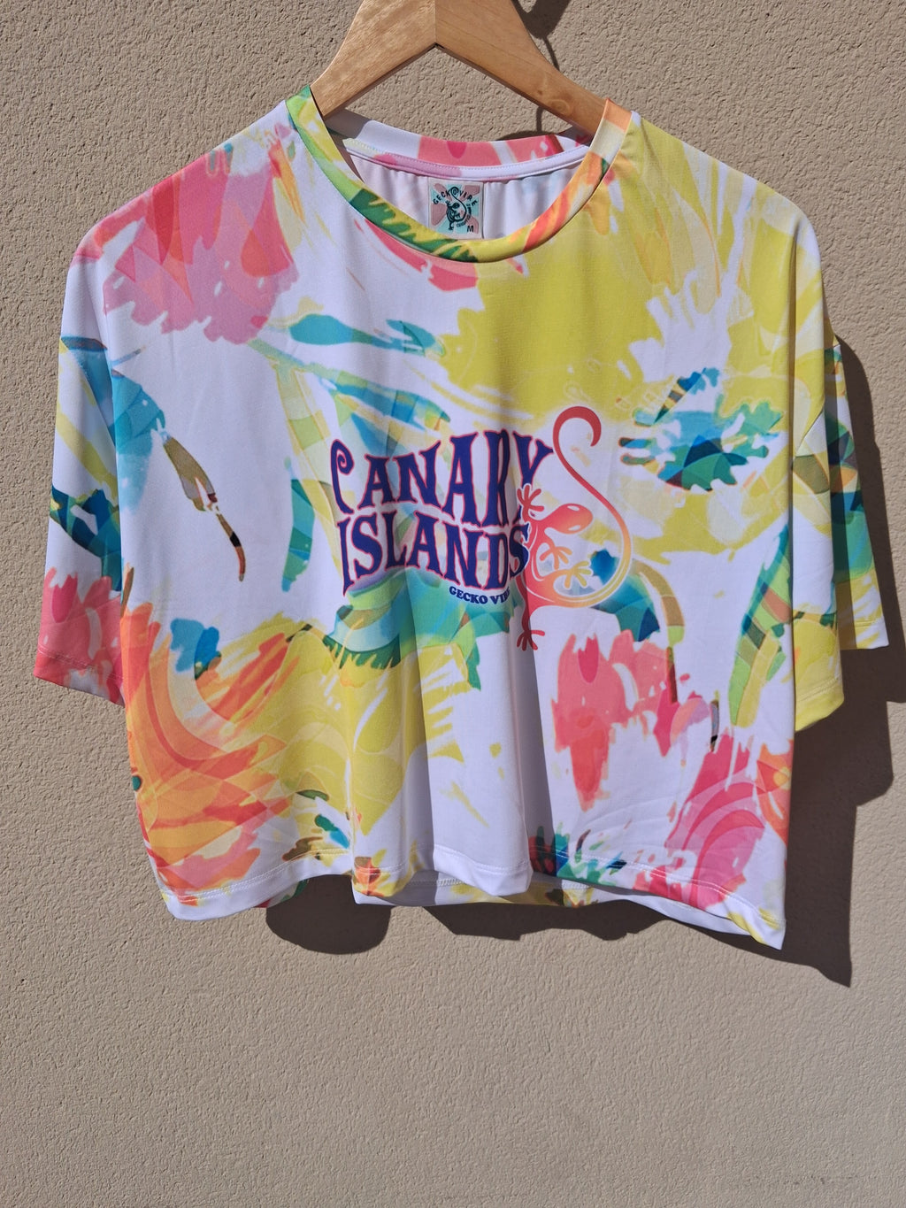 Signature Crop-Top T-Shirt - Vagabunda Oasis (Mid-Long Sleeves)