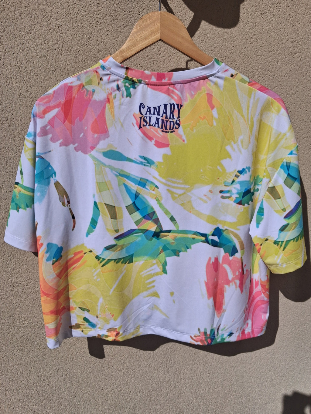 Signature Crop-Top T-Shirt - Vagabunda Oasis (Mid-Long Sleeves)