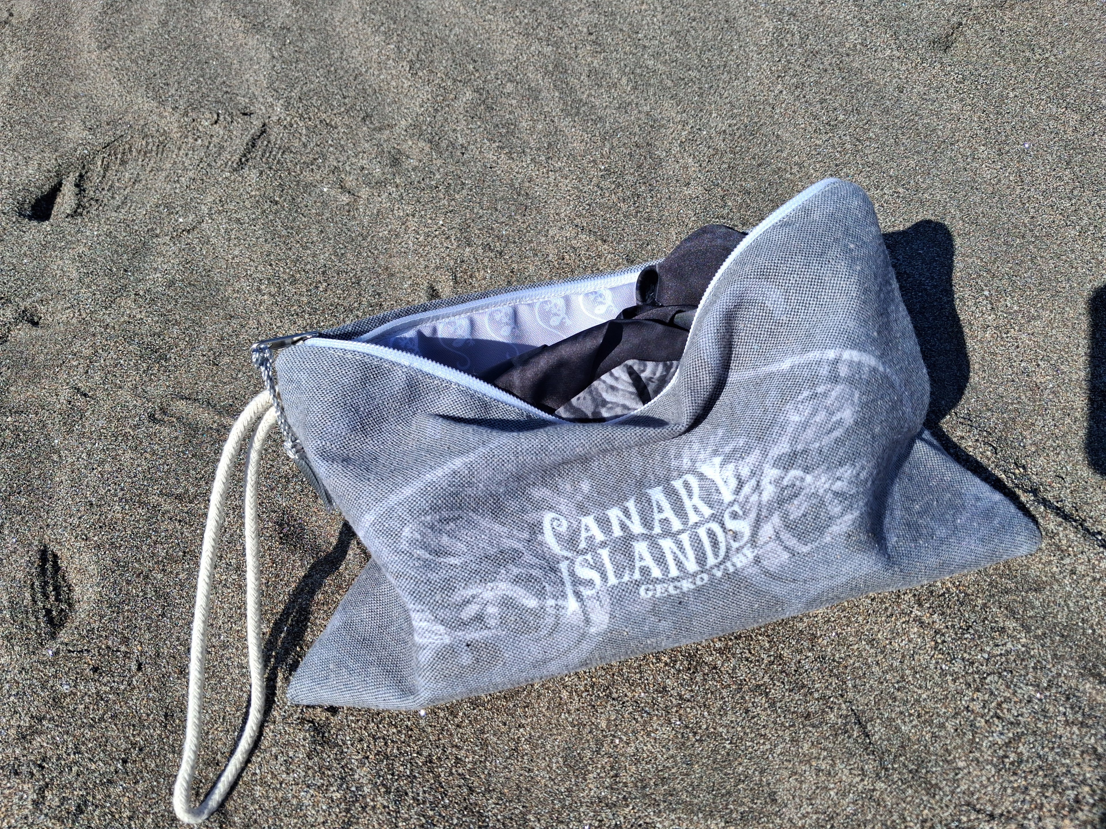 Neceser cosmético doble - Teguise Market (forrada y con borlas)