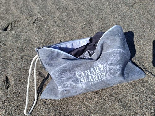 Neceser cosmético doble - Teguise Market (forrada y con borlas)