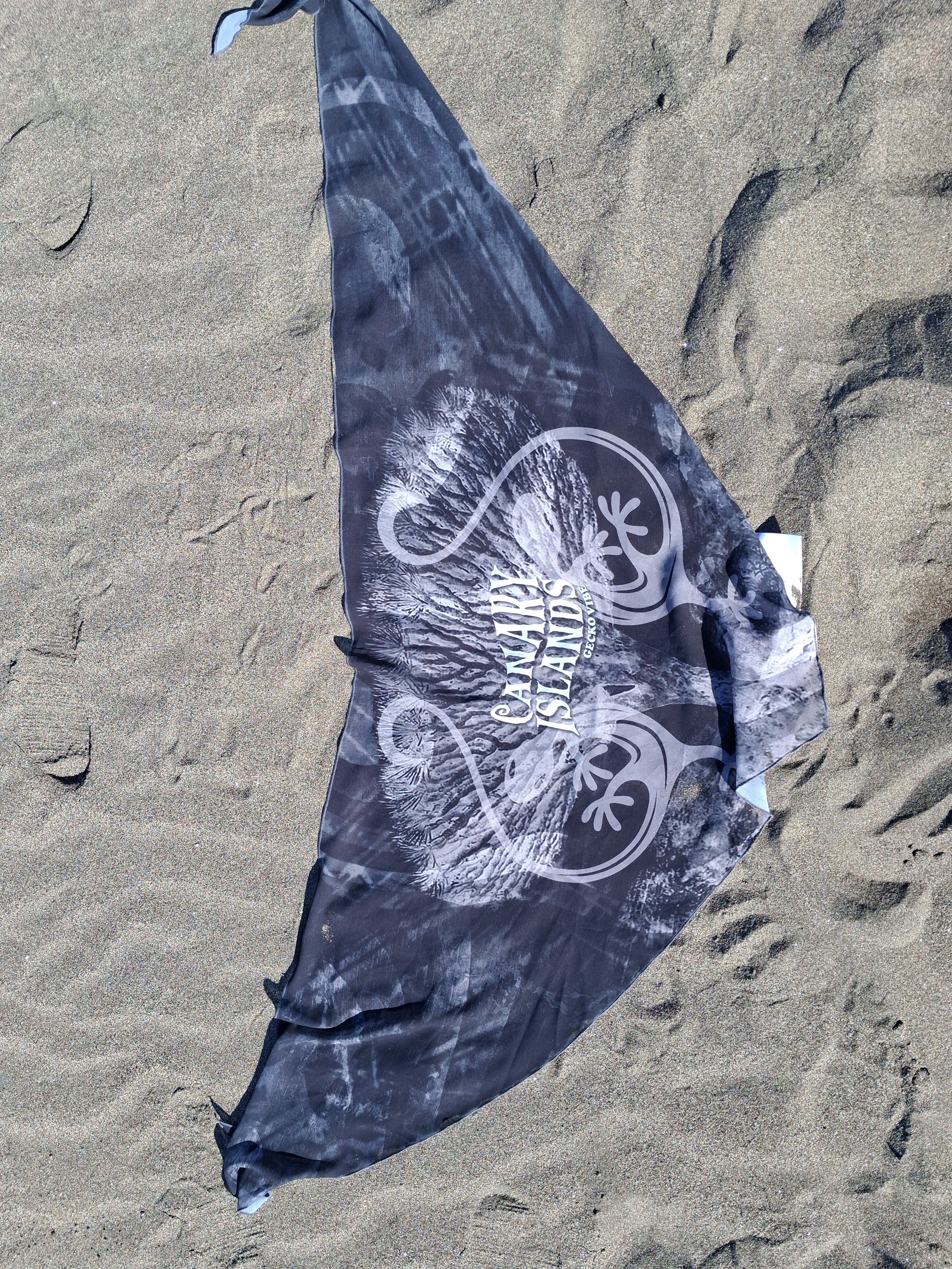 Pareo Triangular de playa - Corralejo Boho (Muslin Voile)