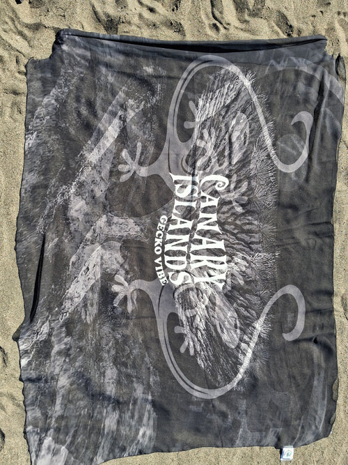 Sarong rectangular playero - Laguna de Sotavento (Muslin Voile)