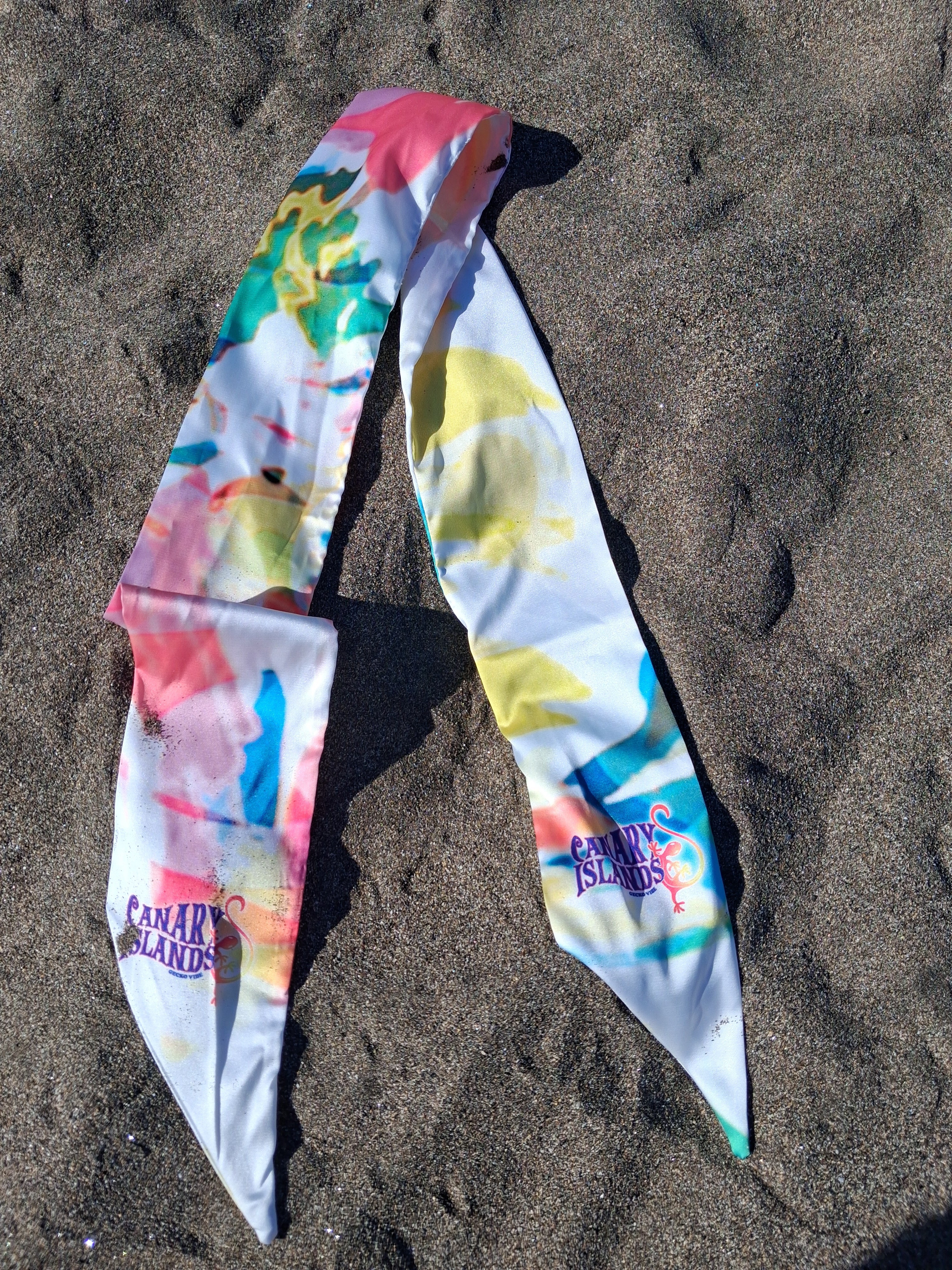 Pañuelo largo y estrecho (tipo corbata) - Laguna Silk (mezcla de seda)