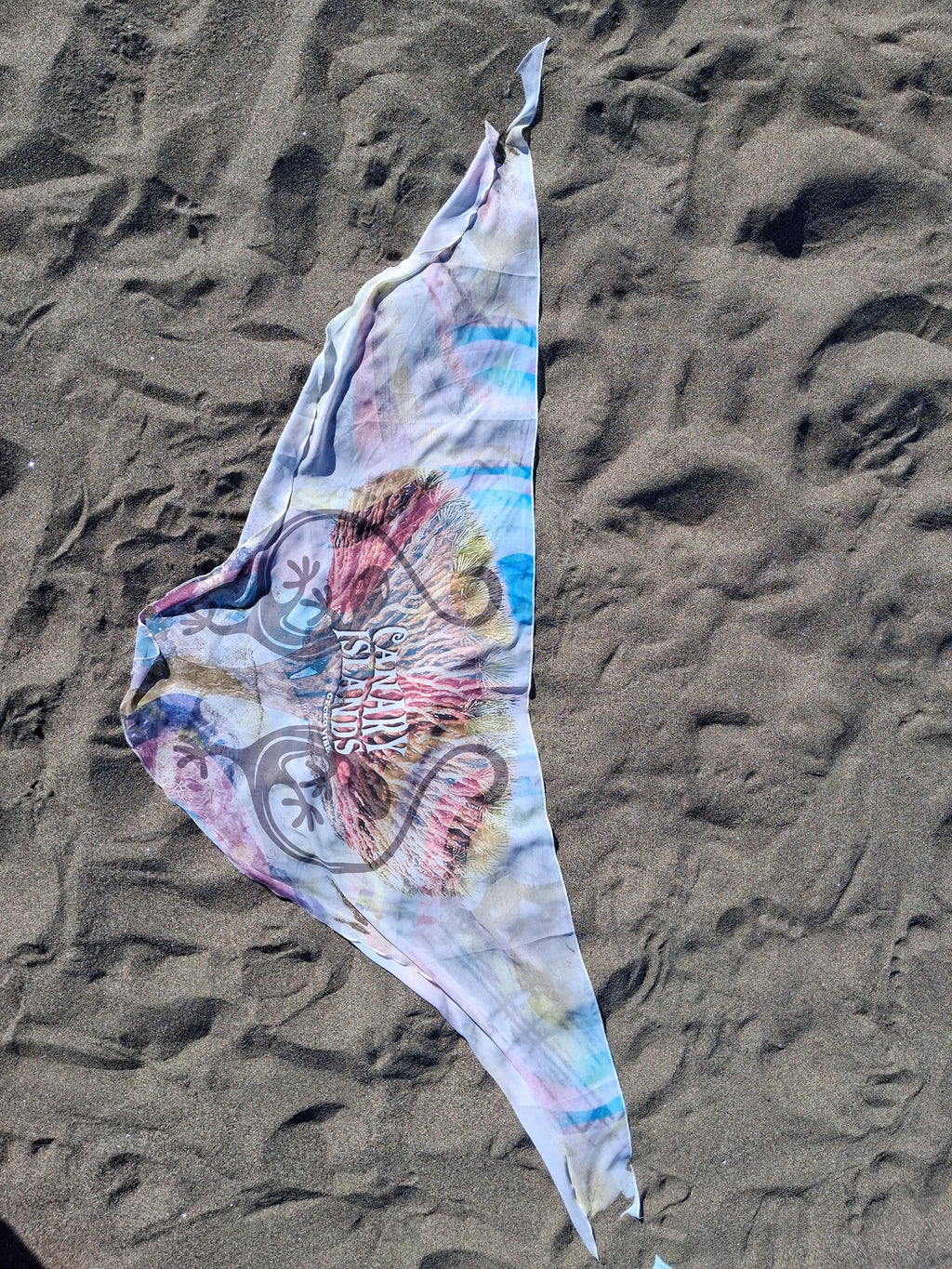 Pareo Triangular de playa - Corralejo Boho (Muslin Voile)