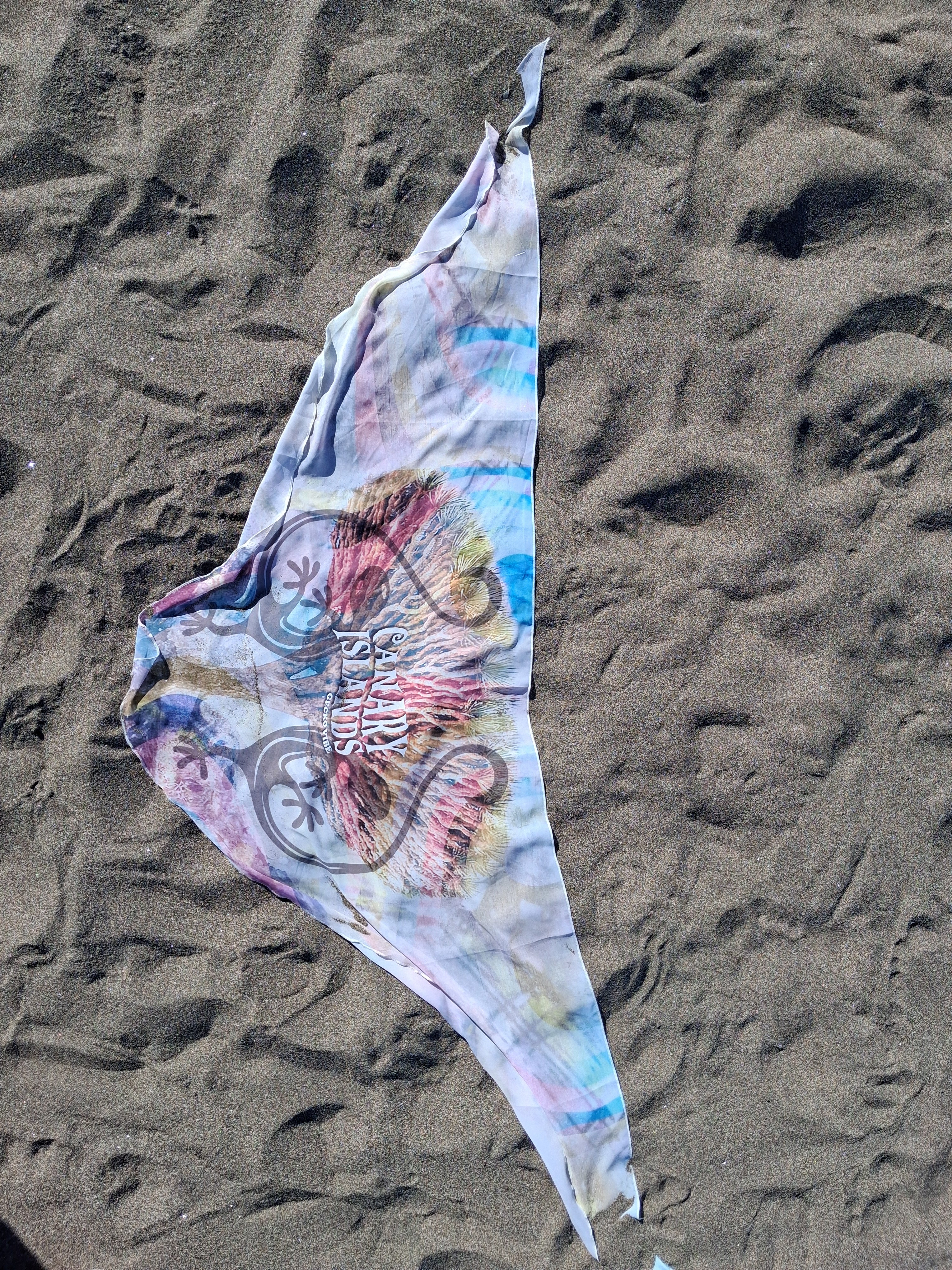 Pareo Triangular de playa - Corralejo Boho (Muslin Voile)