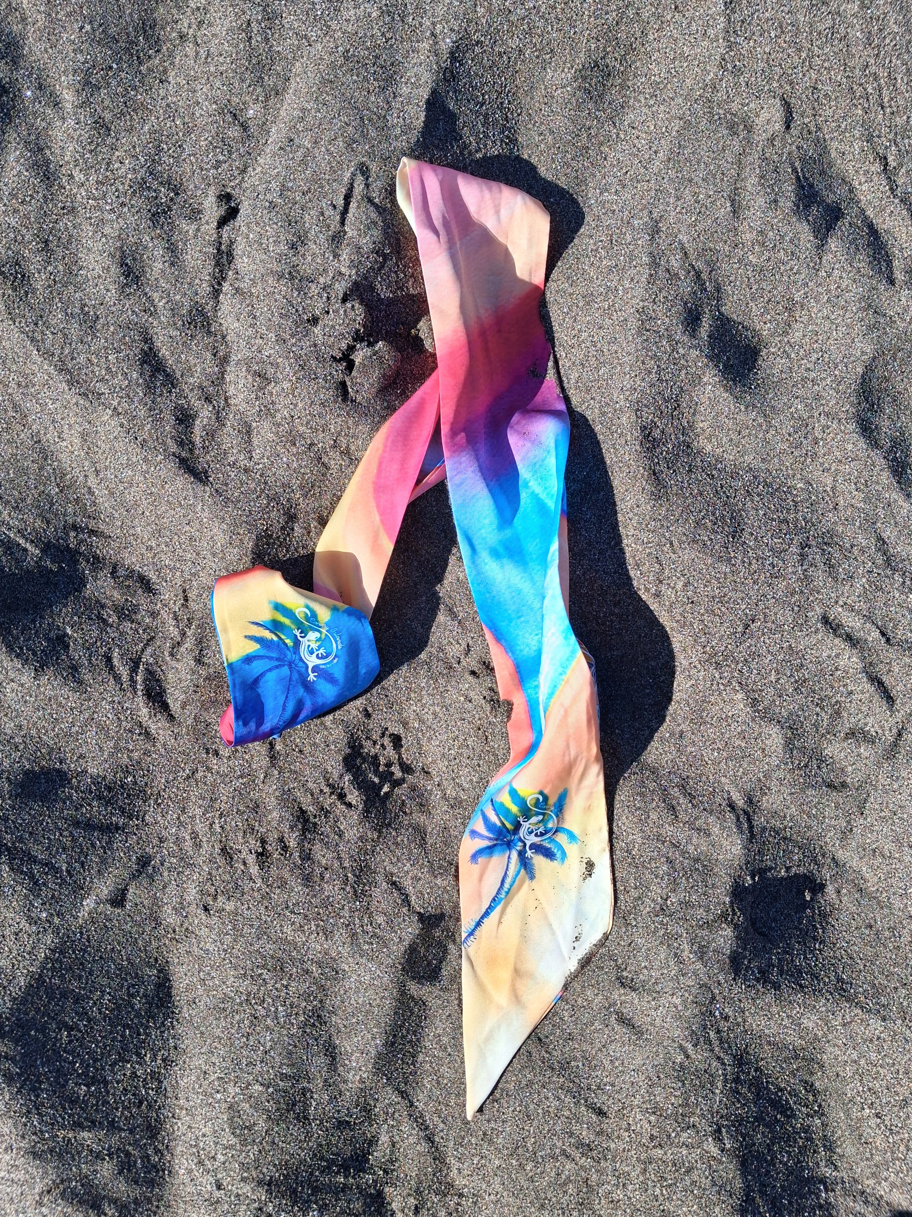 Pañuelo largo y estrecho (tipo corbata) - Laguna Silk (mezcla de seda)