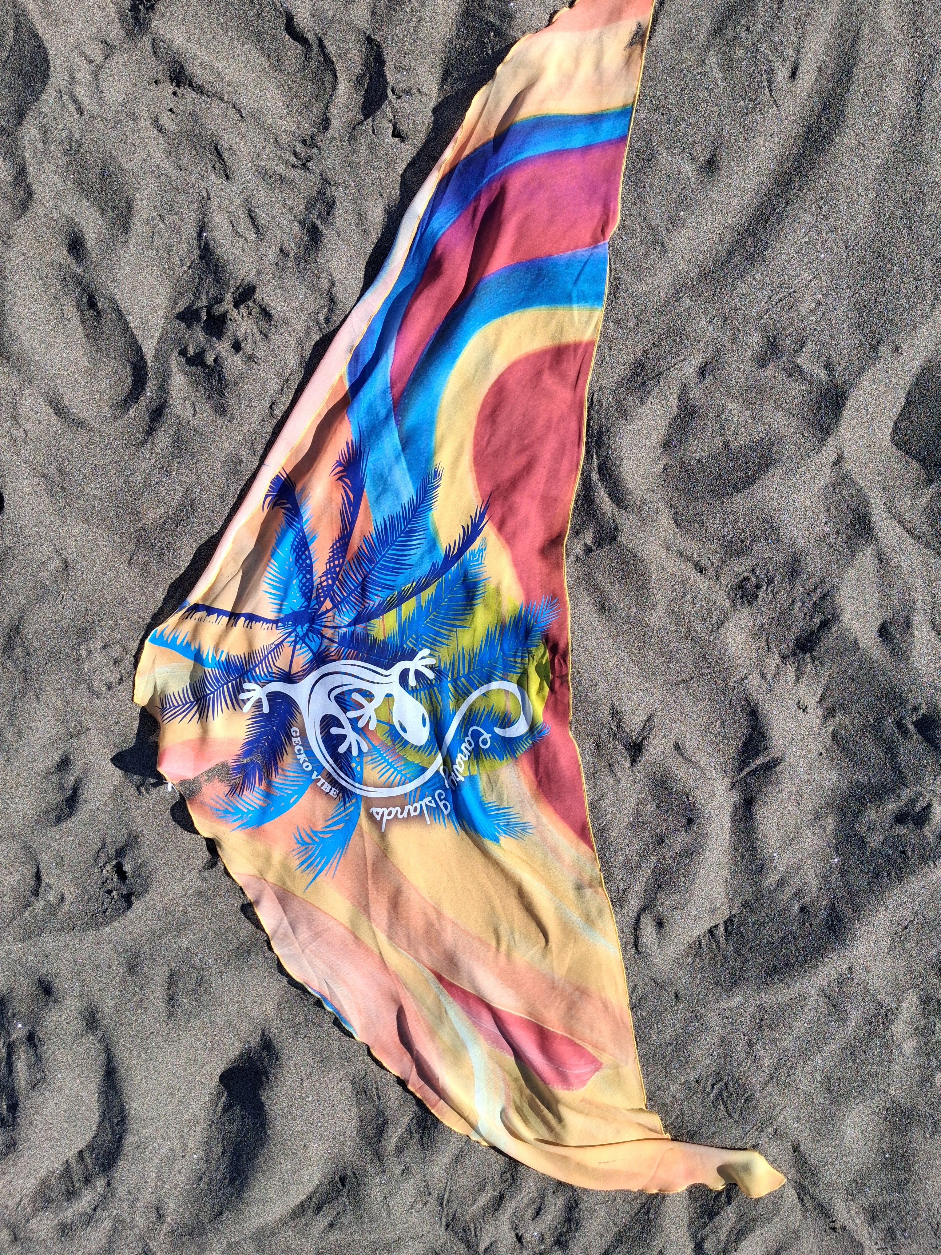 Pareo Triangular de playa - Corralejo Boho (Muslin Voile)