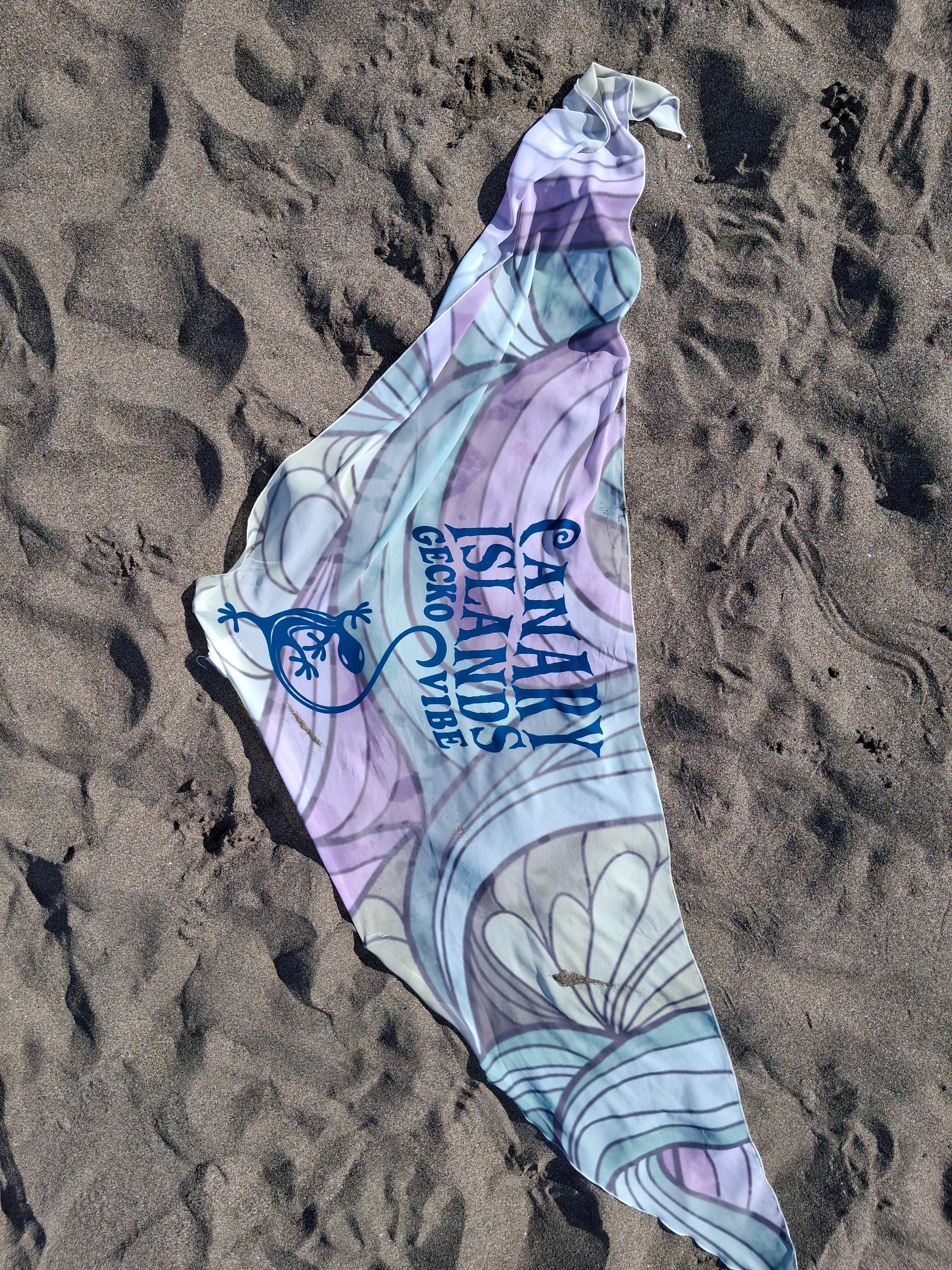 Pareo Triangular de playa - Corralejo Boho (Muslin Voile)