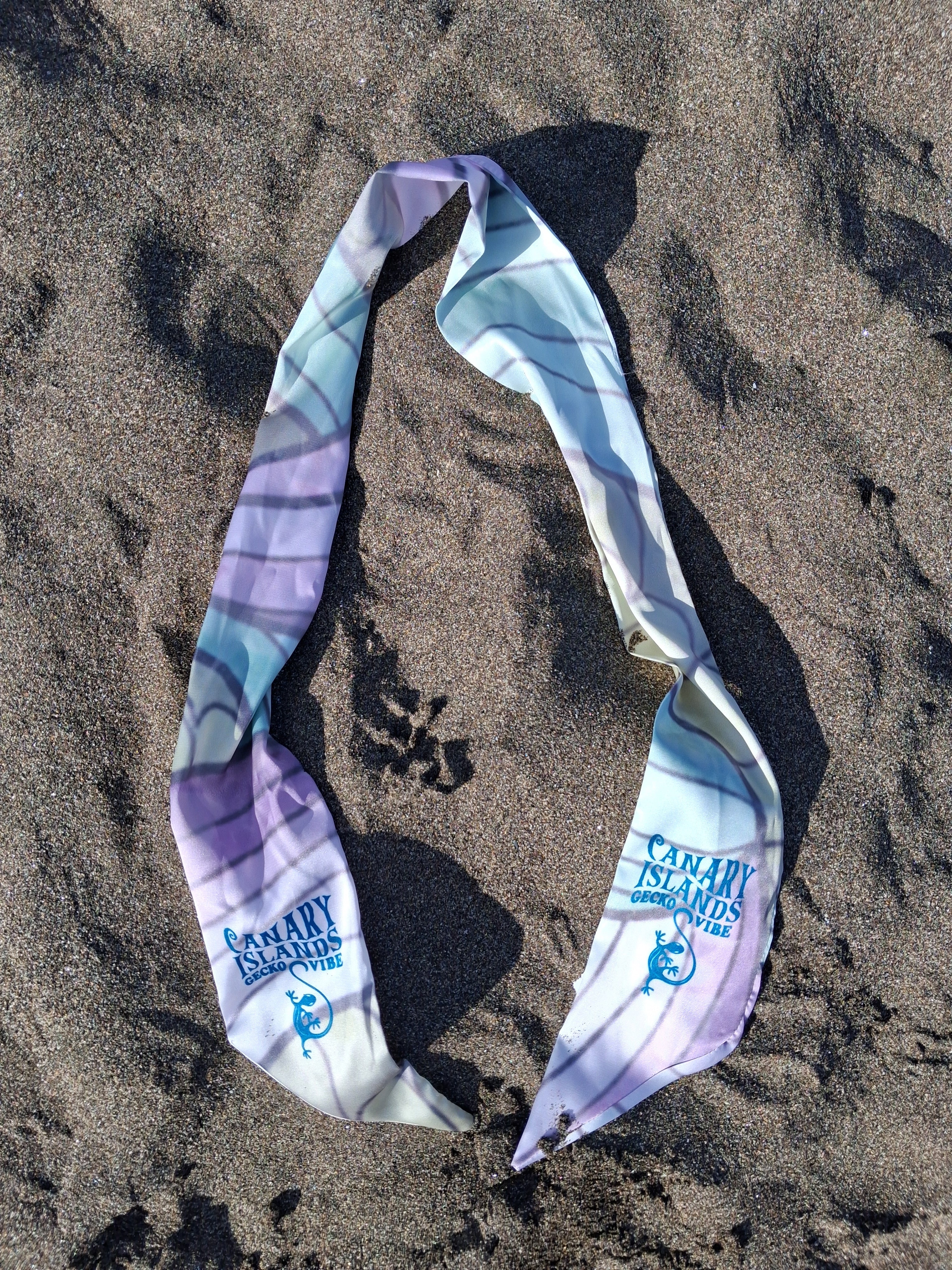 Pañuelo largo y estrecho (tipo corbata) - Laguna Silk (mezcla de seda)