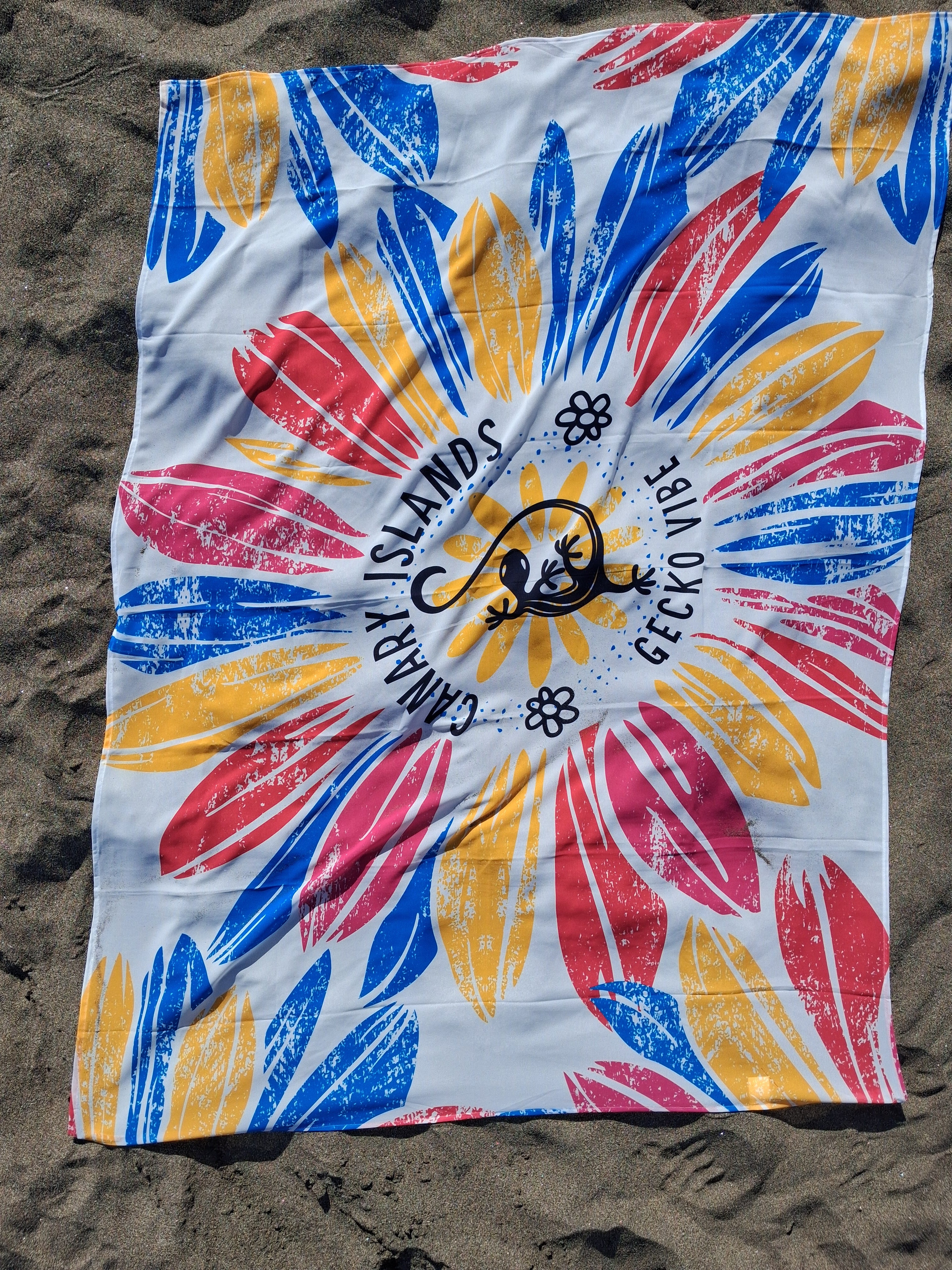 Sarong rectangular playero - Laguna de Sotavento (Muslin Voile)