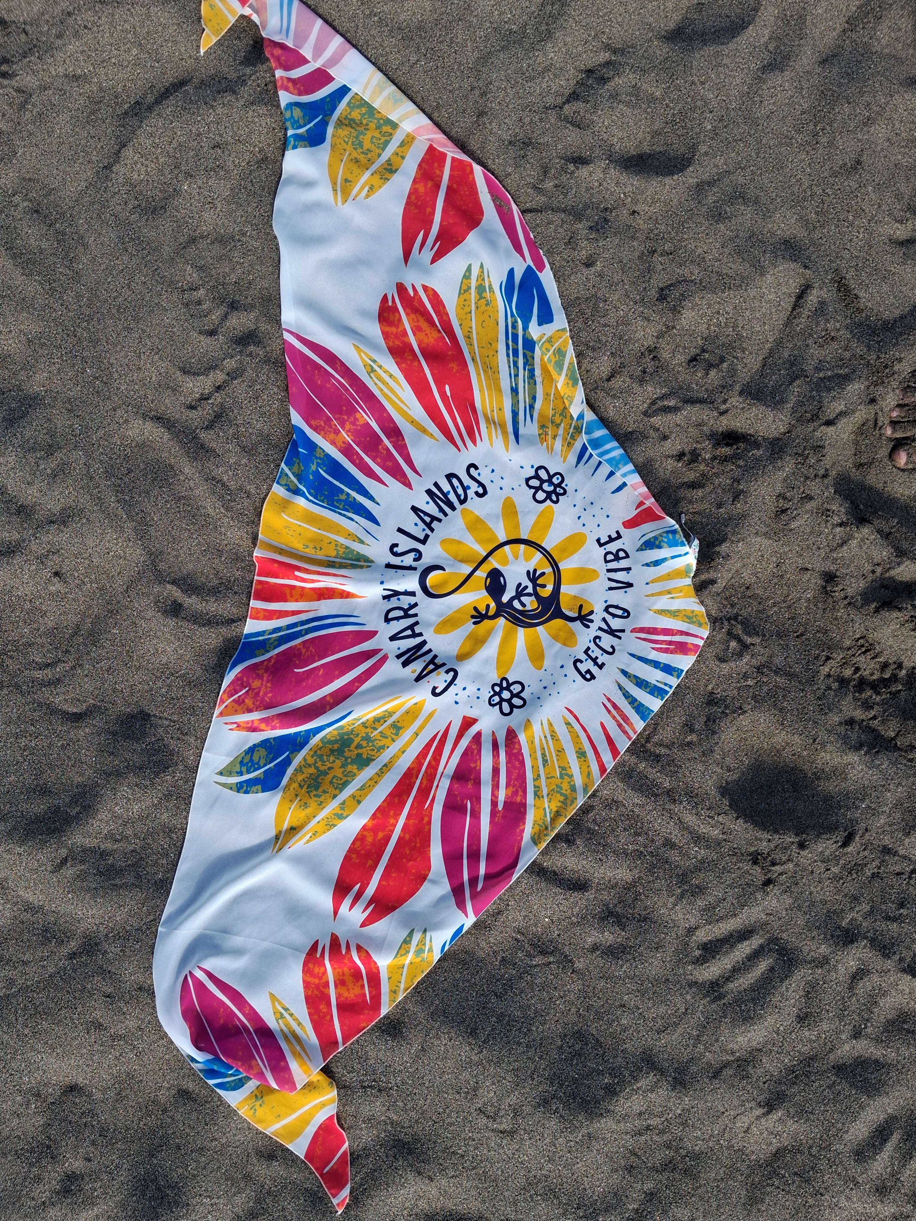 Pareo Triangular de playa - Corralejo Boho (Muslin Voile)