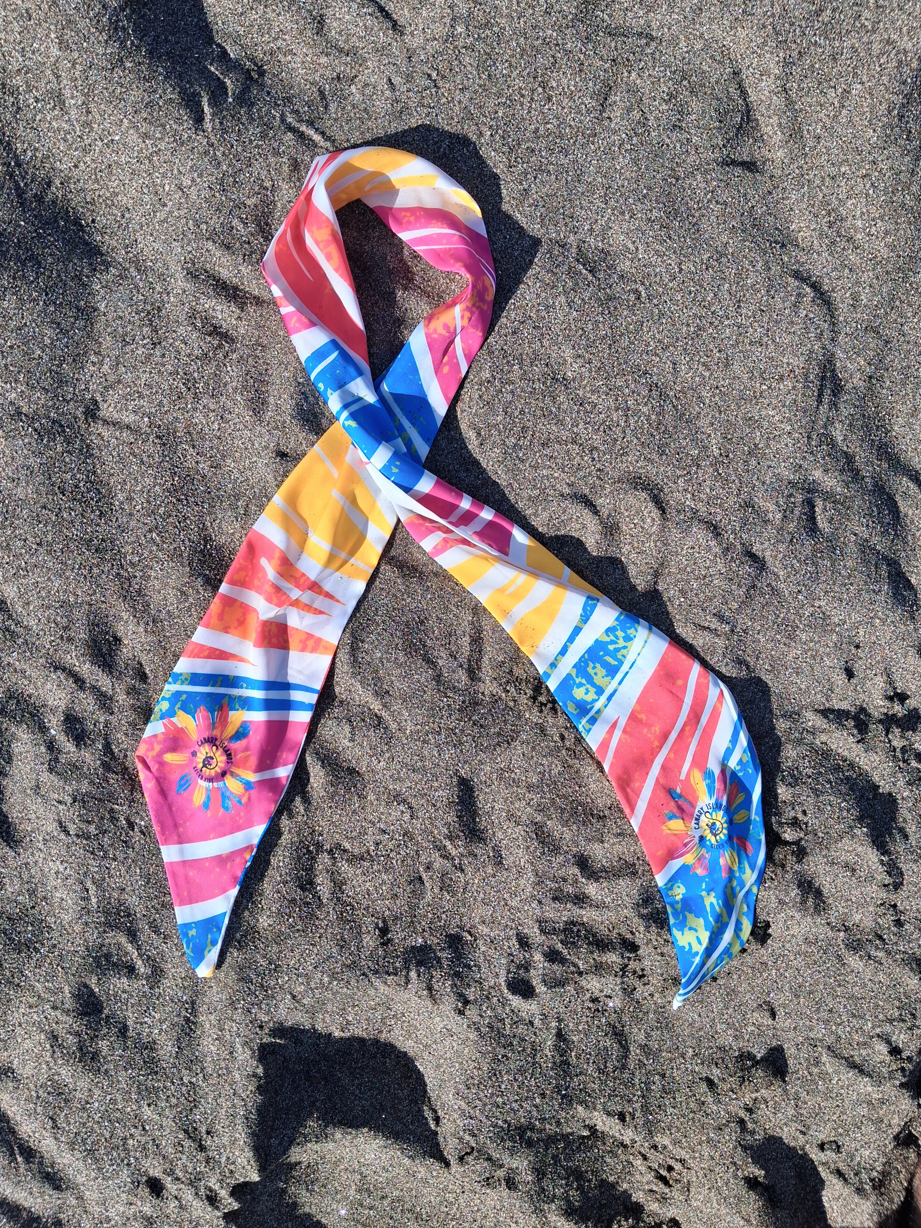 Pañuelo largo y estrecho (tipo corbata) - Laguna Silk (mezcla de seda)