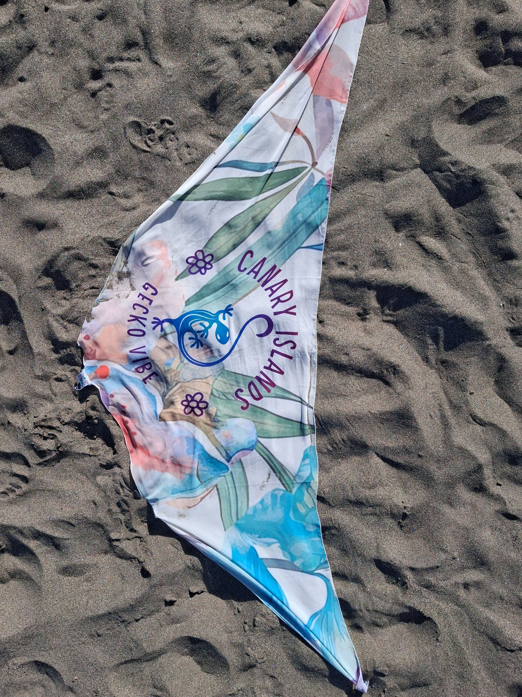 Pareo Triangular de playa - Corralejo Boho (Muslin Voile)