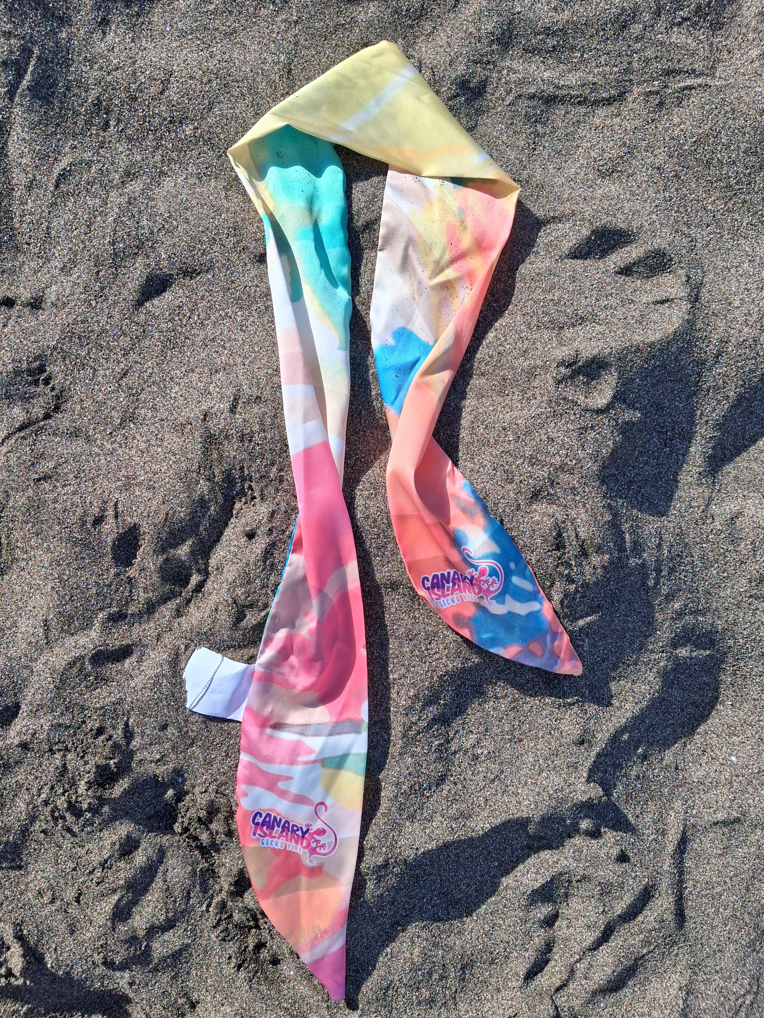 Pañuelo largo y estrecho (tipo corbata) - Laguna Silk (mezcla de seda)