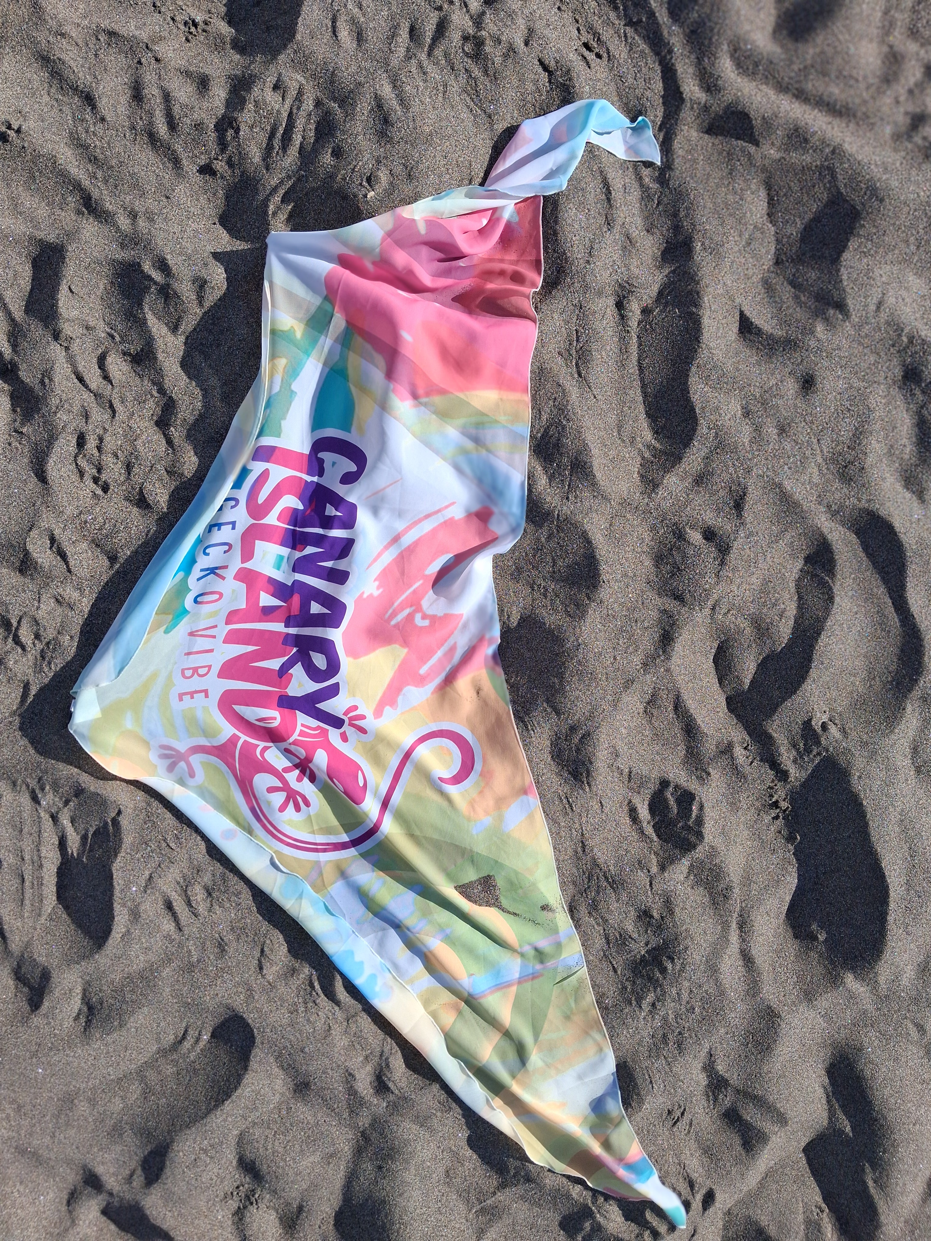 Pareo Triangular de playa - Corralejo Boho (Muslin Voile)