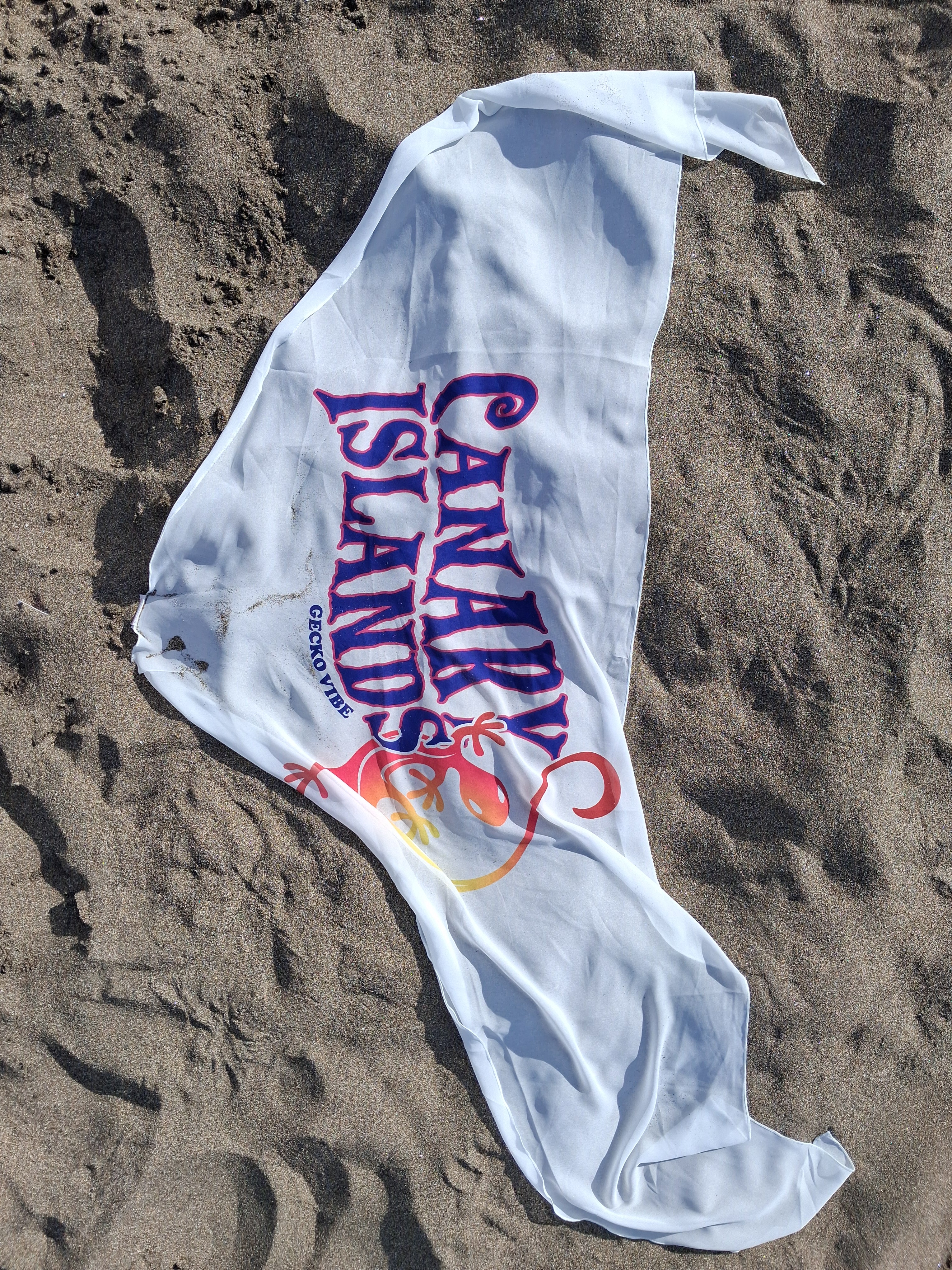 Pareo Triangular de playa - Corralejo Boho (Muslin Voile)